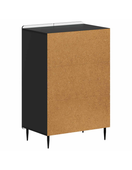 Mobile per scarpe ZWOLLE 59,5 x 39,5 x 91,5 cm Nero