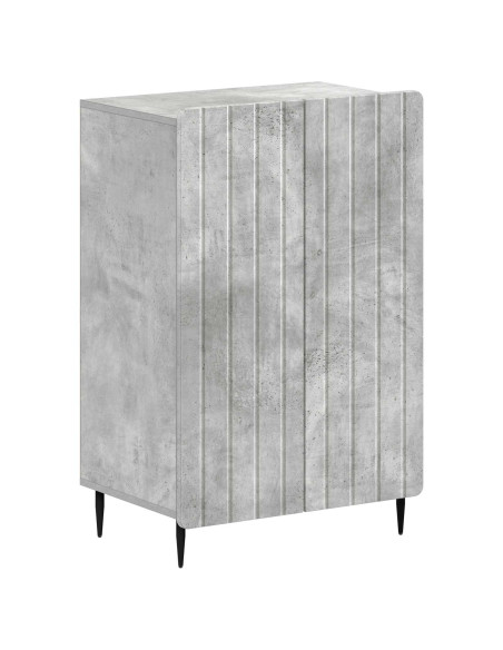 Mobile per scarpe ZWOLLE 59,5 x 39,5 x 91,5 cm Grigio Cemento