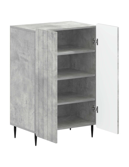 Mobile per scarpe ZWOLLE 59,5 x 39,5 x 91,5 cm Grigio Cemento