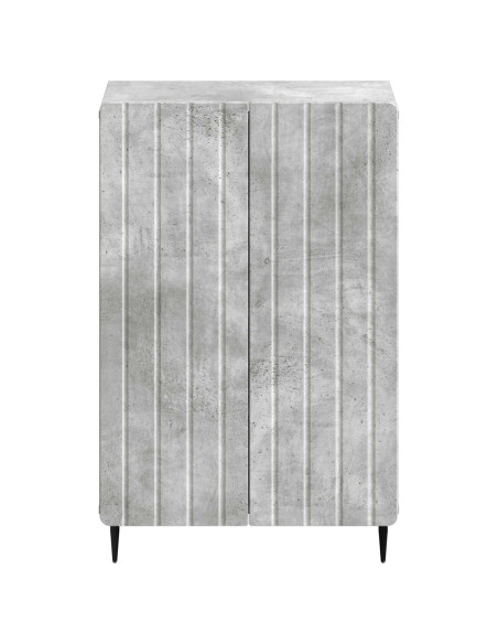 Mobile per scarpe ZWOLLE 59,5 x 39,5 x 91,5 cm Grigio Cemento
