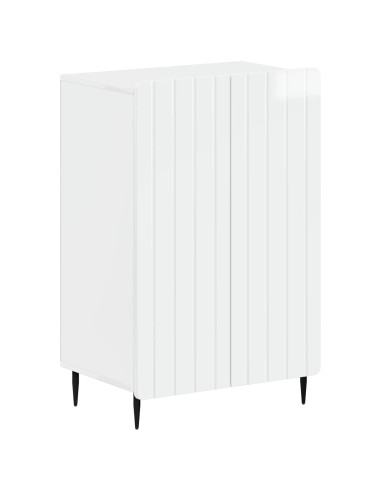Mobile per scarpe ZWOLLE 59,5 x 39,5 x 91,5 cm Bianco Lucido