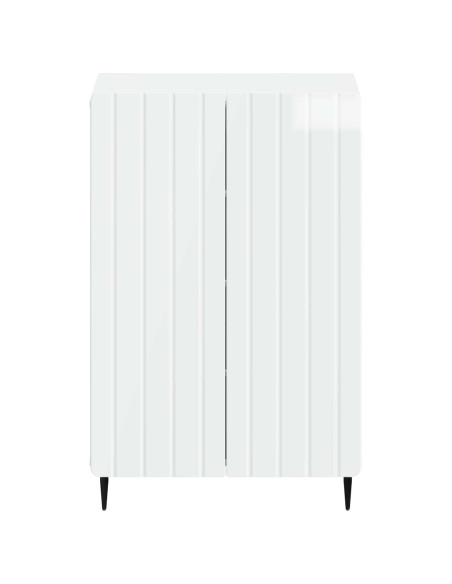 Mobile per scarpe ZWOLLE 59,5 x 39,5 x 91,5 cm Bianco Lucido