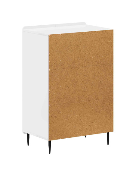 Mobile per scarpe ZWOLLE 59,5 x 39,5 x 91,5 cm Bianco Lucido