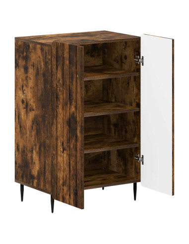 Mobile per scarpe ZWOLLE 59,5 x 39,5 x 91,5 cm Rovere Fumo