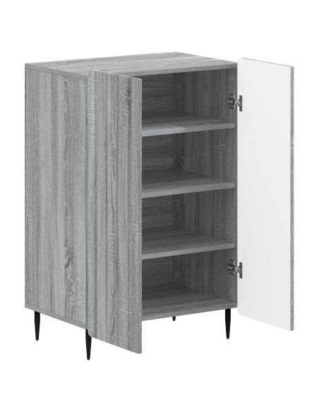 Mobile per scarpe ZWOLLE 59,5 x 39,5 x 91,5 cm Sonoma grigio