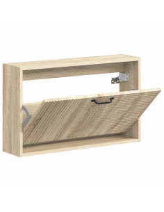 Mobiletto per Scarpe da Muro HAARLEM 71 x 17 x 43 cm 2