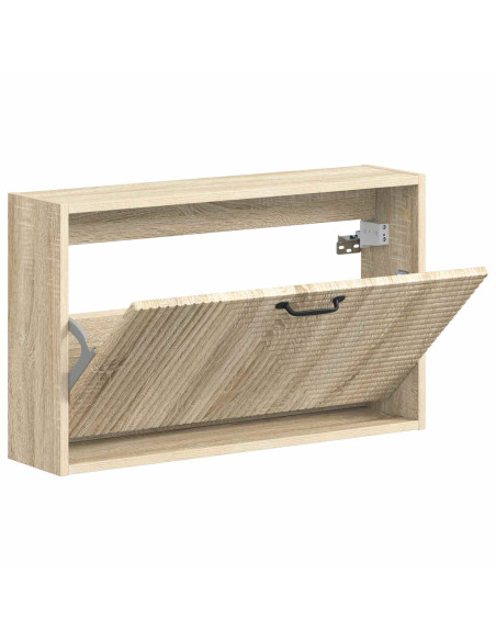 Mobiletto per Scarpe da Muro HAARLEM 71 x 17 x 43 cm