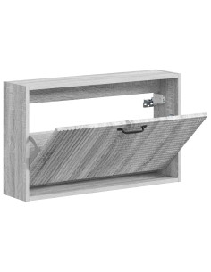 Mobiletto per Scarpe da Muro HAARLEM 71 x 17 x 43 cm 2