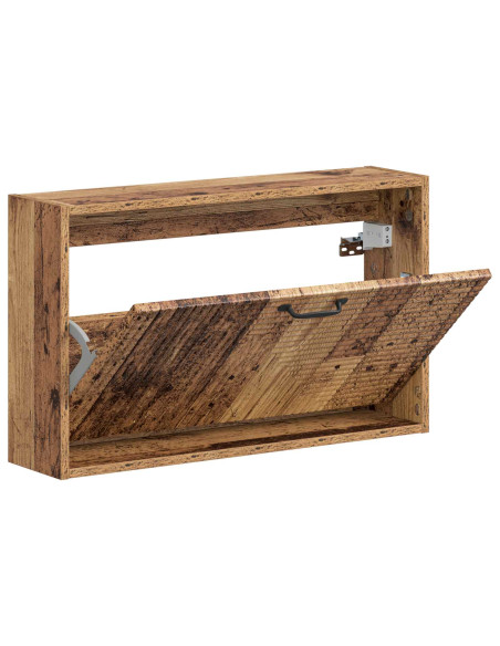 Mobiletto per Scarpe da Muro HAARLEM 71 x 17 x 43 cm