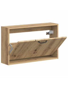 Mobiletto per Scarpe da Muro HAARLEM 71 x 17 x 43 cm 2