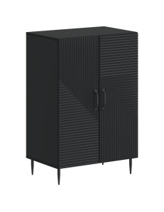 Mobile per scarpe HAARLEM 59,5 x 39,5 x 89,5 cm Nero