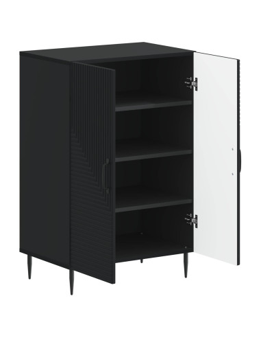 Mobile per scarpe HAARLEM 59,5 x 39,5 x 89,5 cm Nero