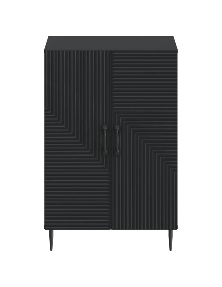 Mobile per scarpe HAARLEM 59,5 x 39,5 x 89,5 cm Nero