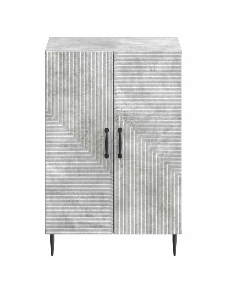 Mobile per scarpe HAARLEM 59,5 x 39,5 x 89,5 cm Grigio Cemento