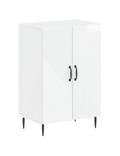 Mobile per scarpe HAARLEM 59,5 x 39,5 x 89,5 cm Bianco Lucido