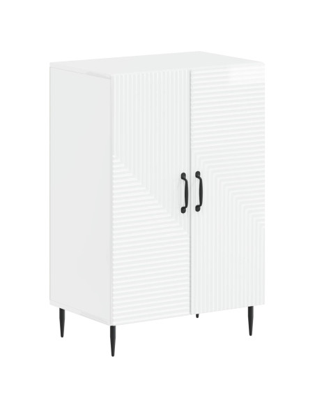 Mobile per scarpe HAARLEM 59,5 x 39,5 x 89,5 cm Bianco Lucido