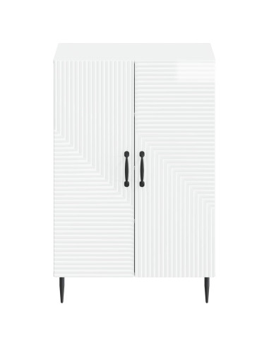 Mobile per scarpe HAARLEM 59,5 x 39,5 x 89,5 cm Bianco Lucido