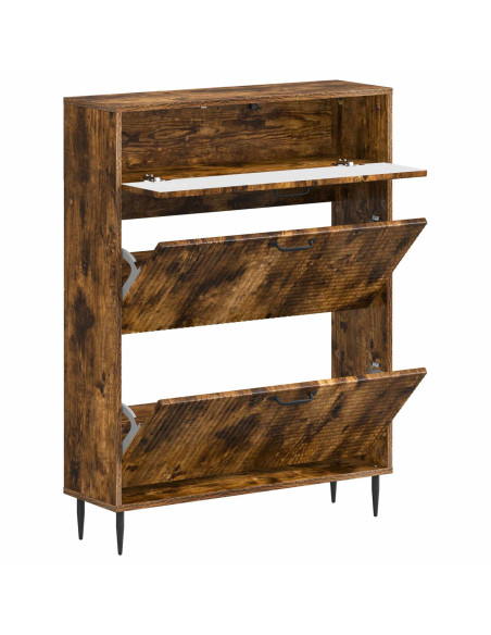 Mobile per scarpe HAARLEM 78 x 24 x 103 cm Legno ingegnerizzato