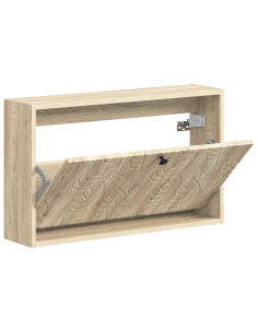 Mobiletto per Scarpe da Muro DELFT 71 x 17 x 43 cm 2
