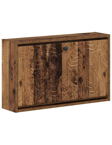 Mobiletto per Scarpe da Muro DELFT 71 x 17 x 43 cm Legno antico