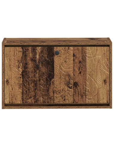 Mobiletto per Scarpe da Muro DELFT 71 x 17 x 43 cm Legno antico