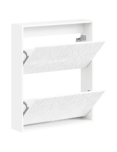 Mobiletto per Scarpe da Muro DELFT 71 x 17 x 86 cm 2