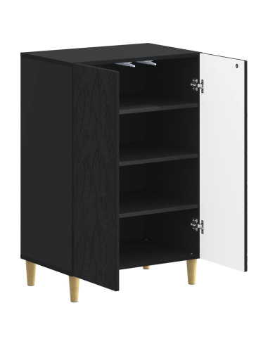 Mobile per scarpe DELFT 59,5 x 39,5 x 90 cm Nero