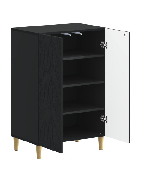 Mobile per scarpe DELFT 59,5 x 39,5 x 90 cm Nero