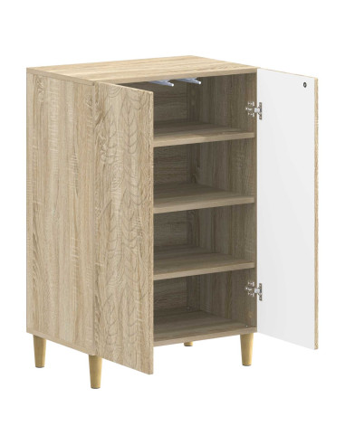 Mobile per scarpe DELFT 59,5 x 39,5 x 90 cm Rovere Sonoma