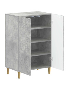 Mobile per scarpe DELFT 59,5 x 39,5 x 90 cm Grigio Cemento 2