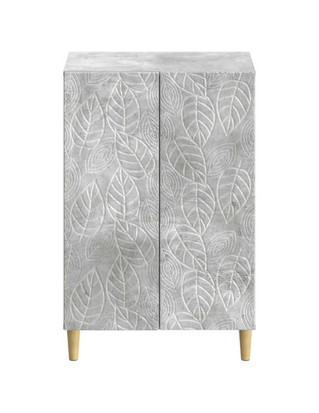 Mobile per scarpe DELFT 59,5 x 39,5 x 90 cm Grigio Cemento