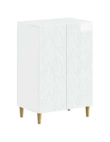 Mobile per scarpe DELFT 59,5 x 39,5 x 90 cm Bianco Lucido