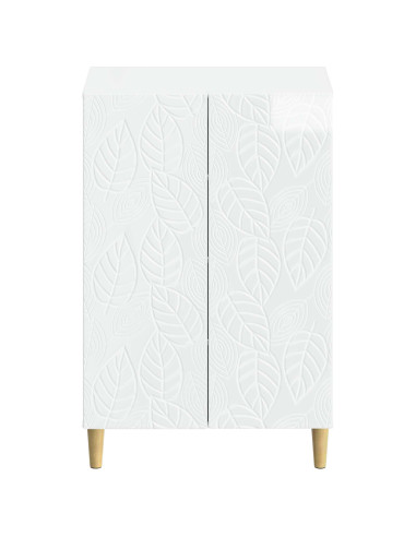 Mobile per scarpe DELFT 59,5 x 39,5 x 90 cm Bianco Lucido