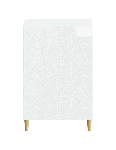 Mobile per scarpe DELFT 59,5 x 39,5 x 90 cm Bianco Lucido