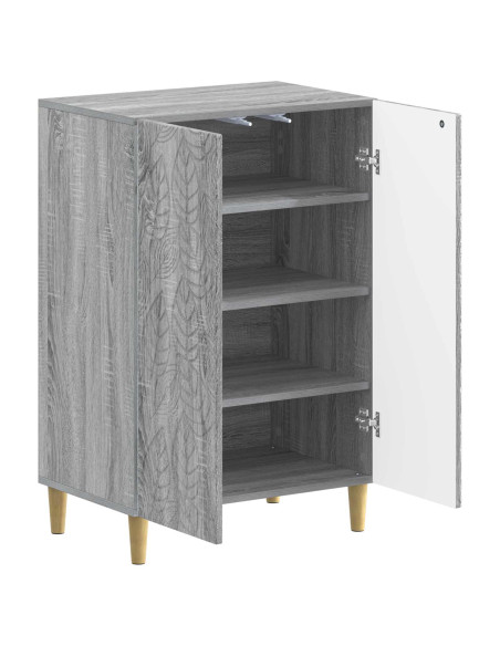 Mobile per scarpe DELFT 59,5 x 39,5 x 90 cm Sonoma grigio