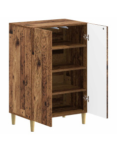 Mobile per scarpe DELFT 59,5 x 39,5 x 90 cm Legno antico 2