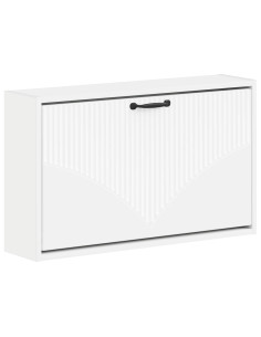 Mobiletto per Scarpe da Muro HOORN 71 x 17 x 43 cm Bianco