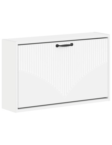 Mobiletto per Scarpe da Muro HOORN 71 x 17 x 43 cm Bianco