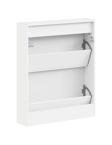 Mobiletto per Scarpe da Muro HOORN 71 x 17 x 86 cm Bianco