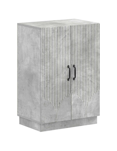 Mobile per scarpe HOORN 59,5 x 39,5 x 87 cm Grigio Cemento