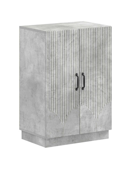Mobile per scarpe HOORN 59,5 x 39,5 x 87 cm Grigio Cemento