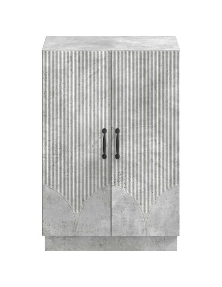 Mobile per scarpe HOORN 59,5 x 39,5 x 87 cm Grigio Cemento