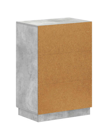 Mobile per scarpe HOORN 59,5 x 39,5 x 87 cm Grigio Cemento