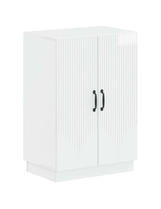 Mobile per scarpe HOORN 59,5 x 39,5 x 87 cm Bianco Lucido