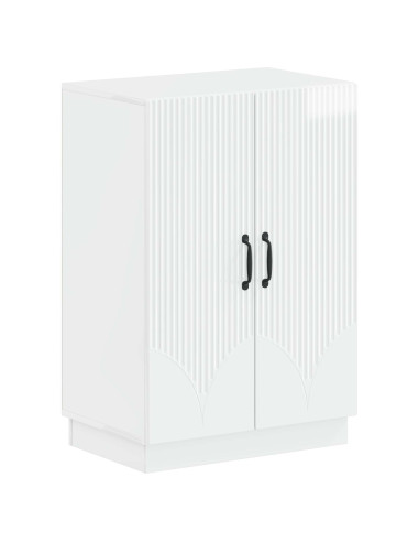 Mobile per scarpe HOORN 59,5 x 39,5 x 87 cm Bianco Lucido