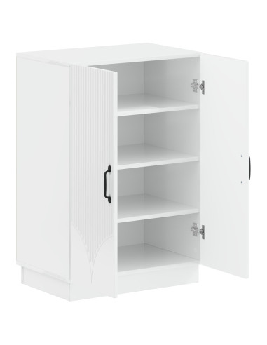 Mobile per scarpe HOORN 59,5 x 39,5 x 87 cm Bianco Lucido
