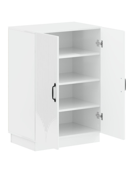 Mobile per scarpe HOORN 59,5 x 39,5 x 87 cm Bianco Lucido