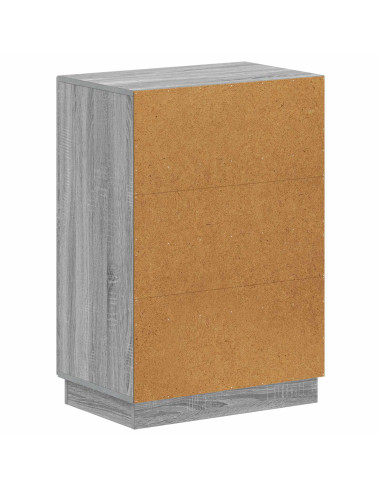 Mobile per scarpe HOORN 59,5 x 39,5 x 87 cm Sonoma grigio