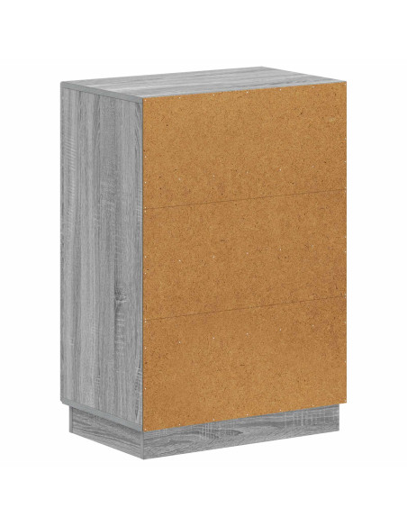 Mobile per scarpe HOORN 59,5 x 39,5 x 87 cm Sonoma grigio