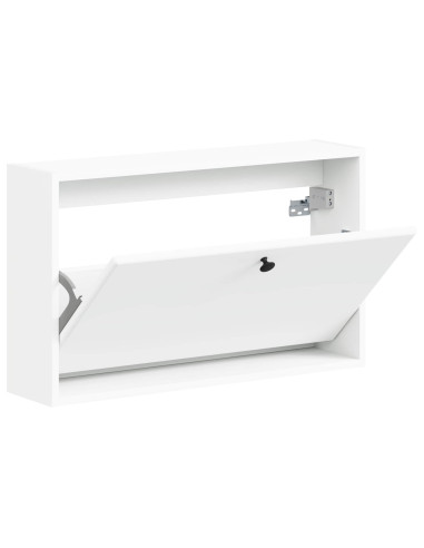 Mobiletto per Scarpe da Muro BREDA 71 x 17 x 43 cm Bianco